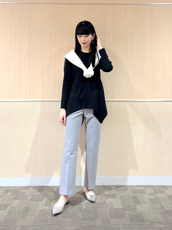 20-60代からのファッション通販  PLST(プラステ)公式 | コットンブレンドイレギュラーヘムセーター トップス