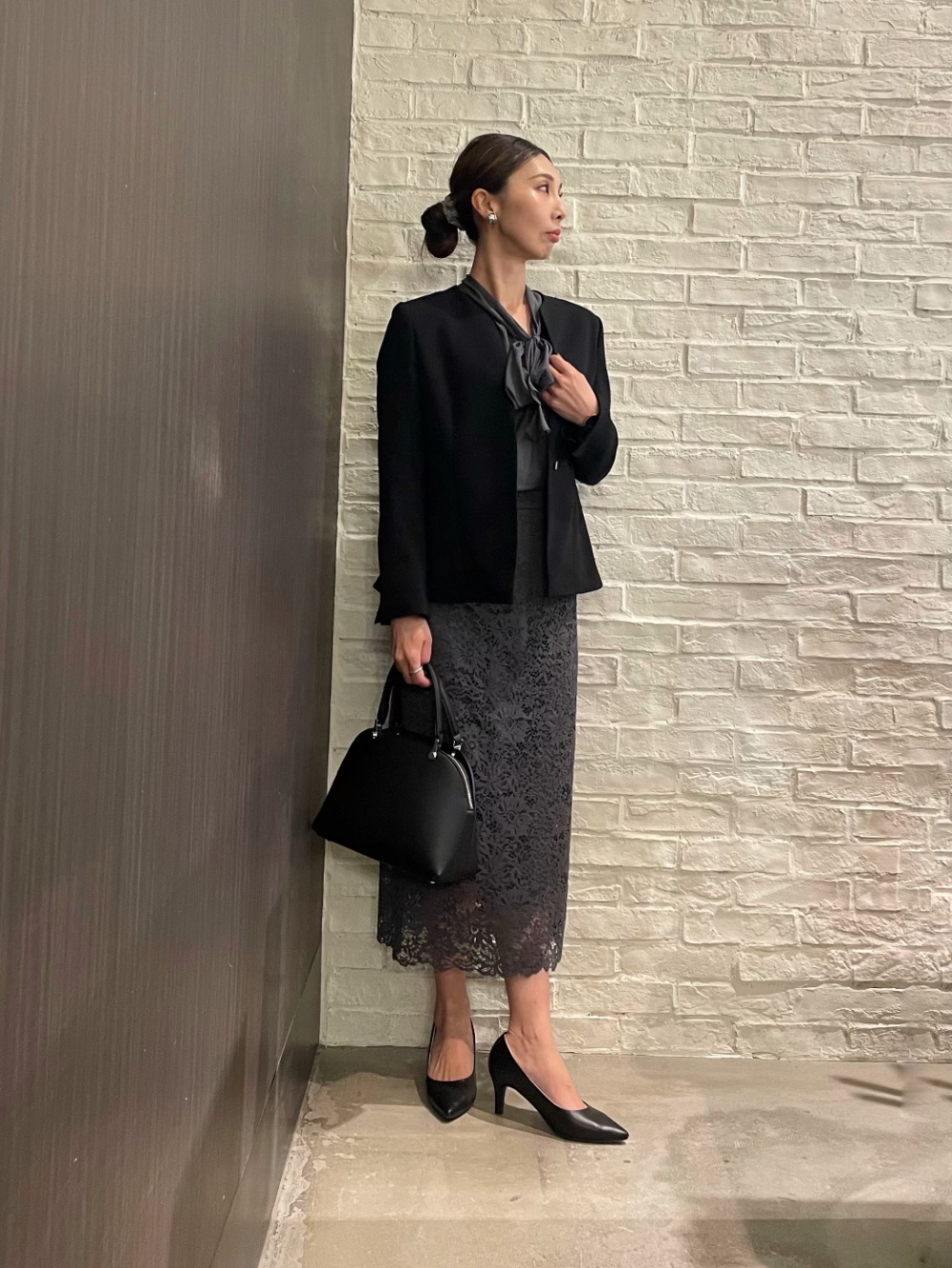 2025年モデル トリアセブレンドペプラムジャケット、2WAYコンパクト