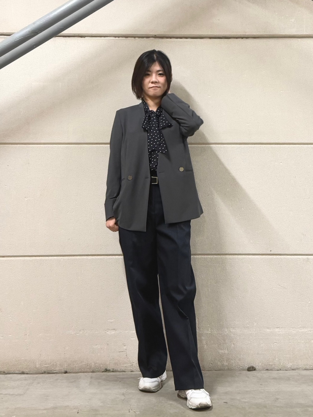 2025年春モデル ハイストレッチトリコットカラーレスダブルジャケット