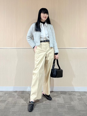 フローレント新作⭐︎完売ニットツイードジップアップブルゾン CELFORD｜ツイードジップアップブルゾン