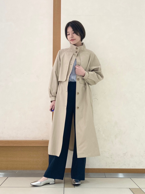 新品 PLST プラステ パフスリーブ ロング コート 黒 - メルカリ