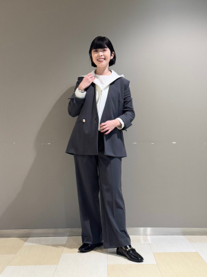PLST(プラステ)の「PLST ポリレーヨンストレッチカラーレス