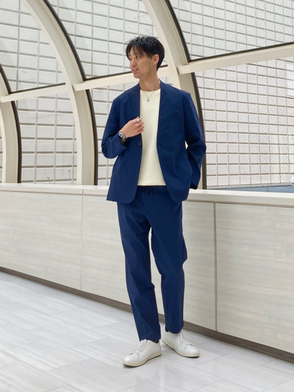 美品✨ PLST プラステ セットアップ ノーカラー パンツスーツ