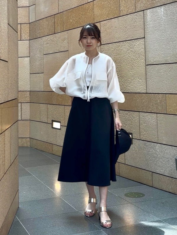フェイクファースリーブセーター、ラメチュールマーメイド
