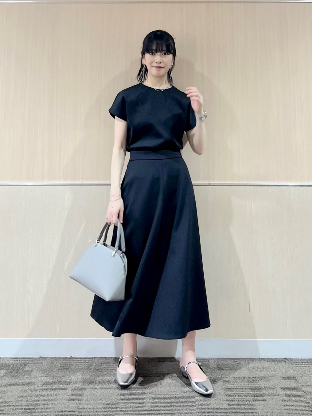 リネンブレンドダブルジャケット、スティックパンツ（リネン