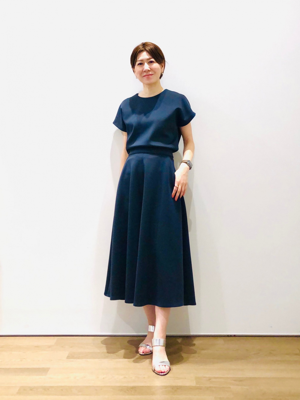 スキューバジャージーフレアスカート、スキューバジャージー