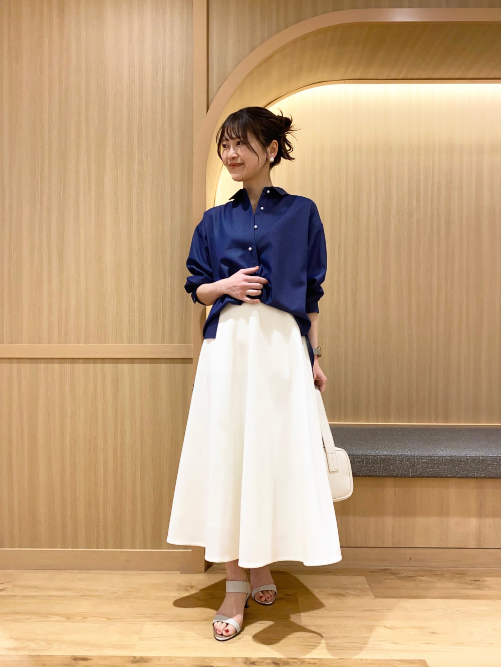 スキューバジャージーフレアスカート、スキューバジャージー