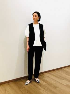 美品✨PLST　プラステ　ストレッチジャケット　テーパードパンツ　XSサイズ PLST(プラステ)公式 | スキューバジャージーテーパードパンツ
