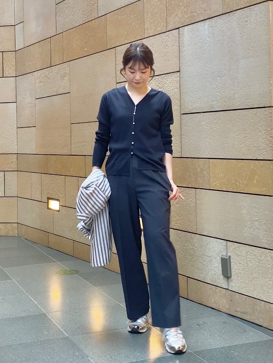 リネンブレンドダブルジャケット、ワイドパンツ（リネンブレンド