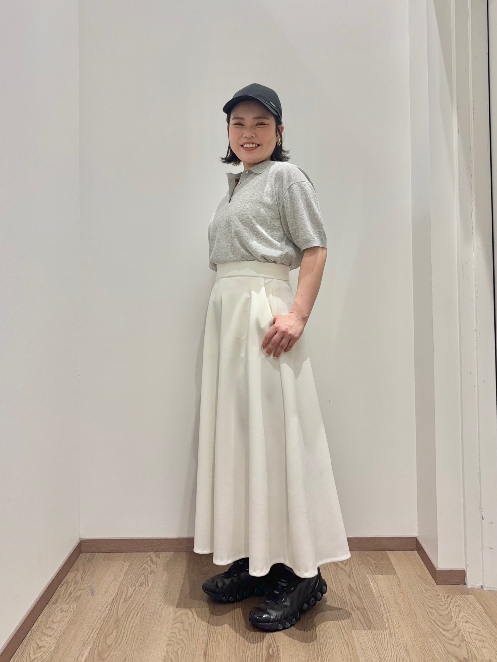 スキューバジャージーフレアスカート、スキューバジャージー