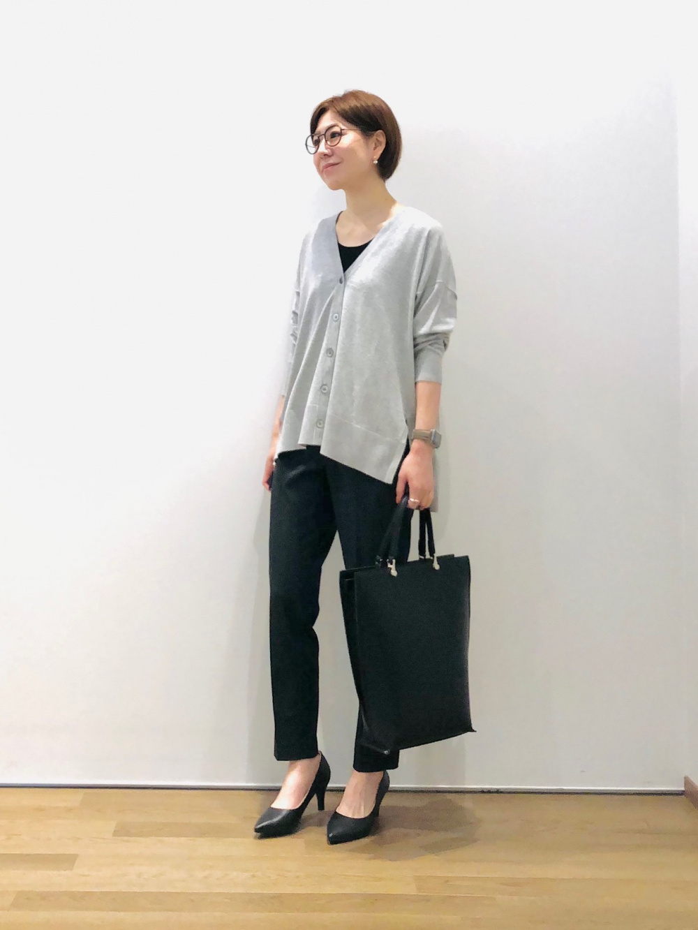リネンブレンドダブルジャケット、スティックパンツ（リネン