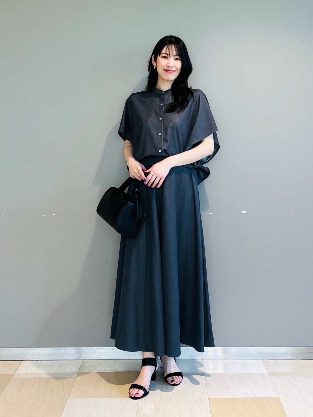 【新品】PLSTリラクシーショートトレンチコート　ネイビーSサイズ PLST(プラステ)公式 | リラクシーショートトレンチコート