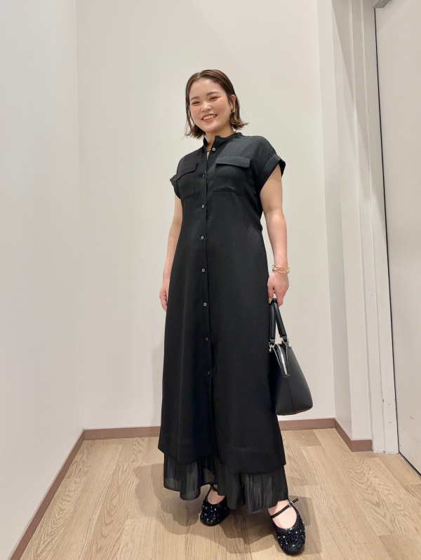 ダブルポケットシャツワンピース、2WAYコンパクトバッグの