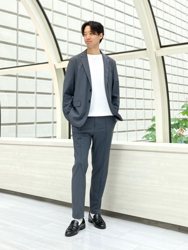 PLST セットアップスーツ グレー S/L PLST(プラステ)公式 | スーツ(メンズ)