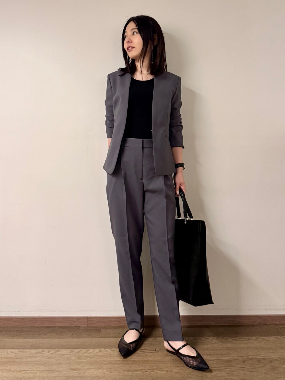 PLST プレミアムオックス パンツスーツ PLST プレミアムオックス