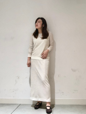 完売 PLST HARUNOBUMURATAシアーニットプルオーバー Sプラステ PLST(プラステ)公式 | シアーニットプルオーバー