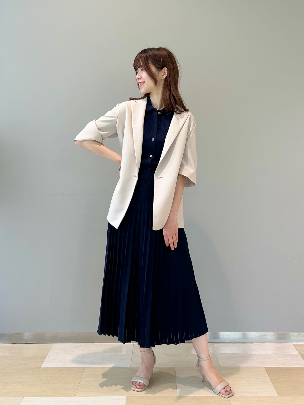 ⭐︎いちたろう様専用⭐︎新品♡PLST♡レーヨンブレンドシアー