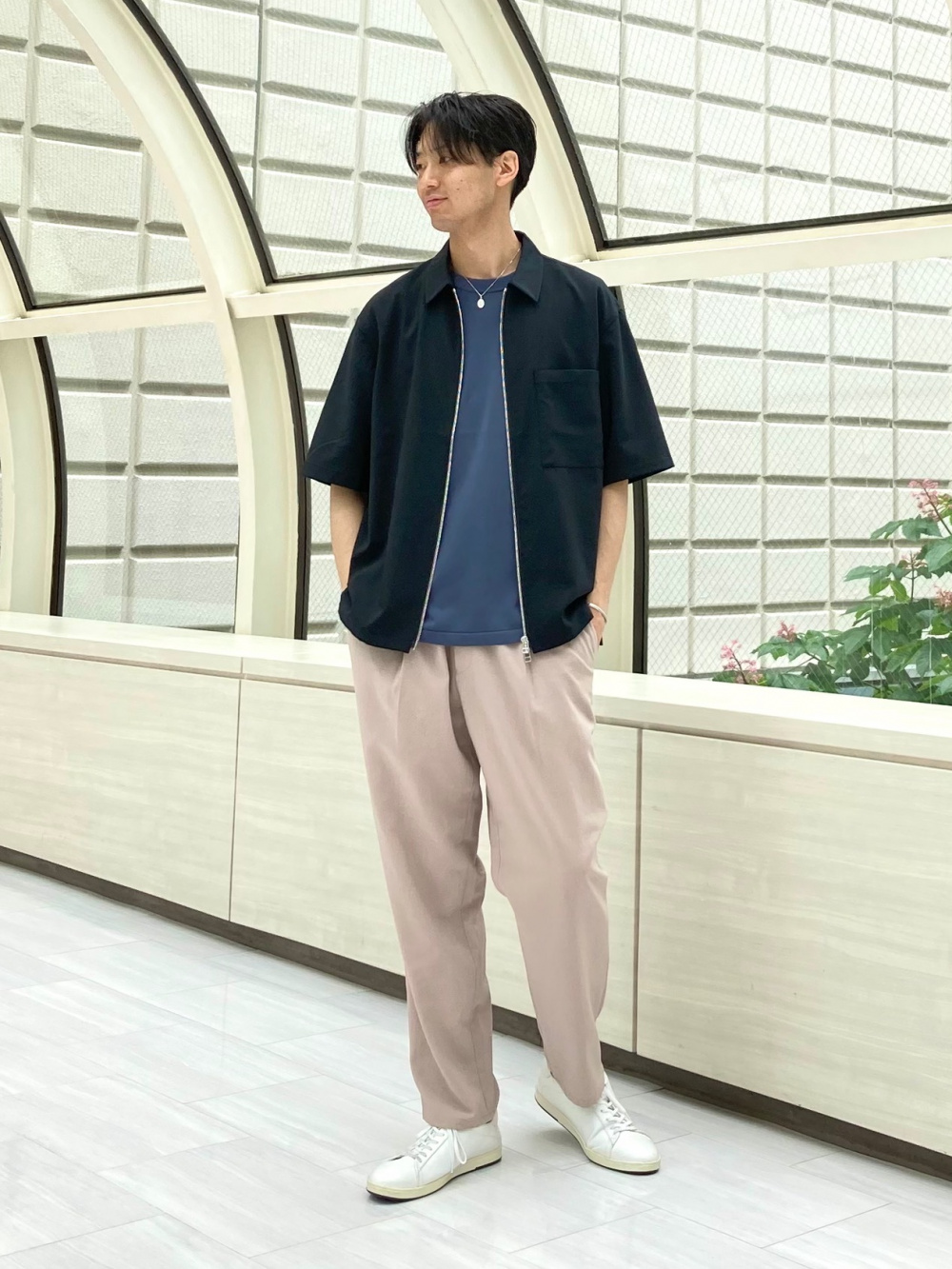 プレシャスドライワンタックテーパードパンツ、プレシャスドライ