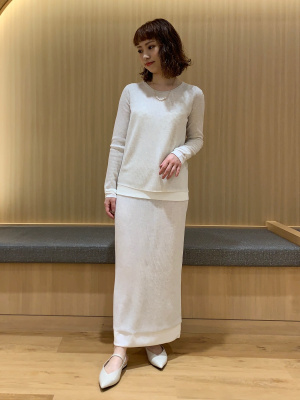 完売 PLST HARUNOBUMURATAシアーニットプルオーバー Sプラステ PLST(プラステ)公式 | シアーニットプルオーバー