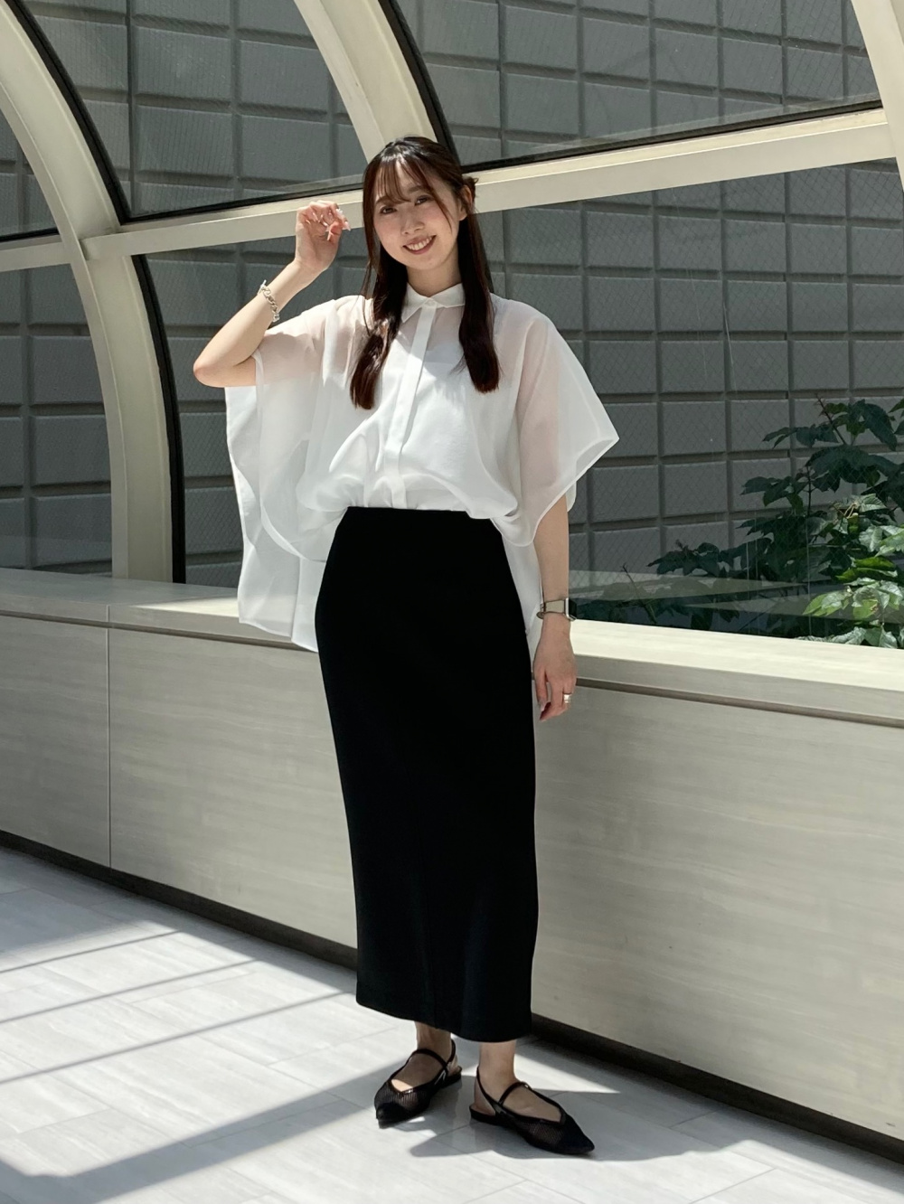 ⭐︎いちたろう様専用⭐︎新品♡PLST♡レーヨンブレンドシアー