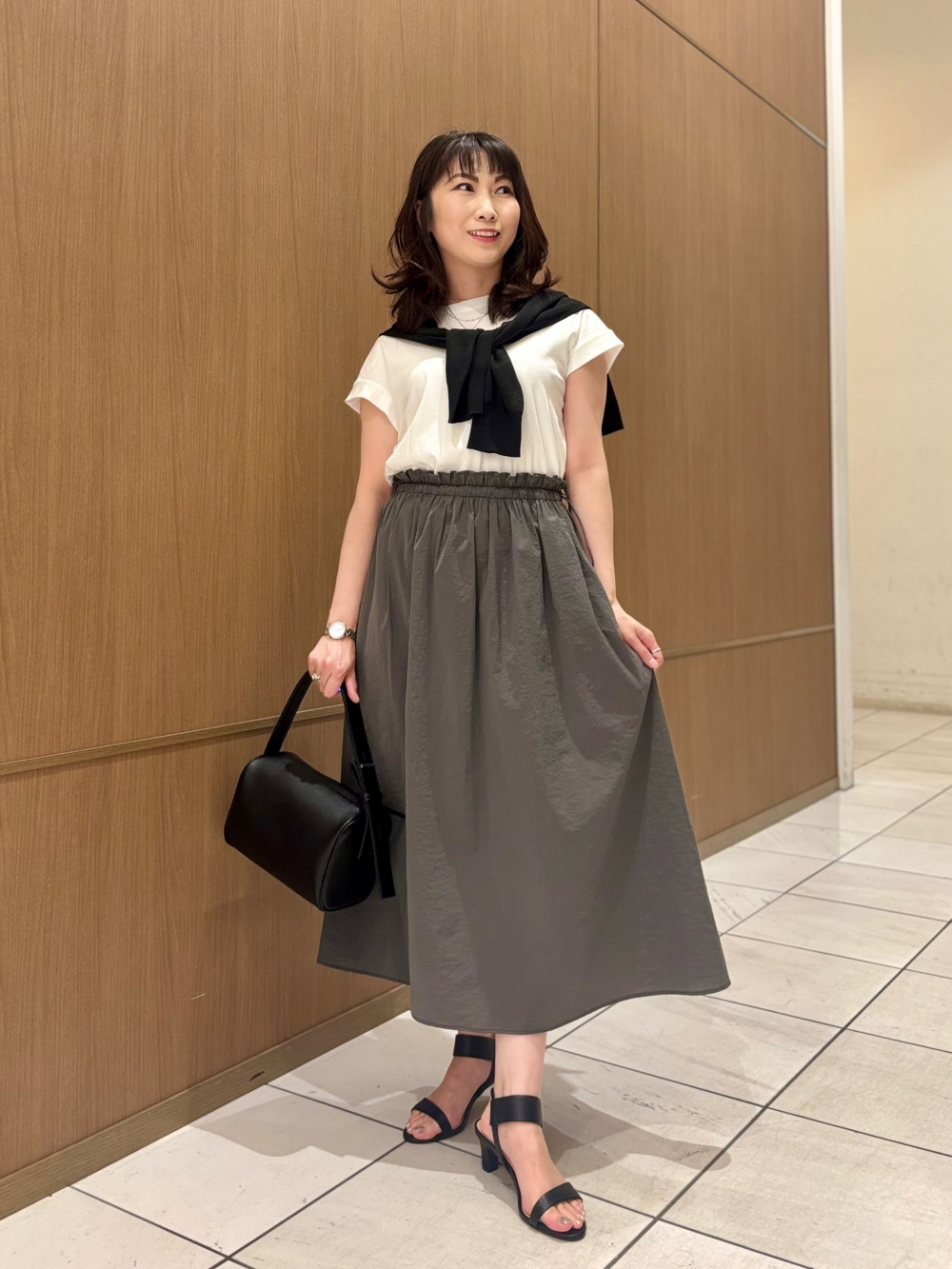 25SS PLST ハイストレッチナイロンドッキングワンピース PLST(プラステ)公式 | ハイストレッチナイロンドッキングワンピース