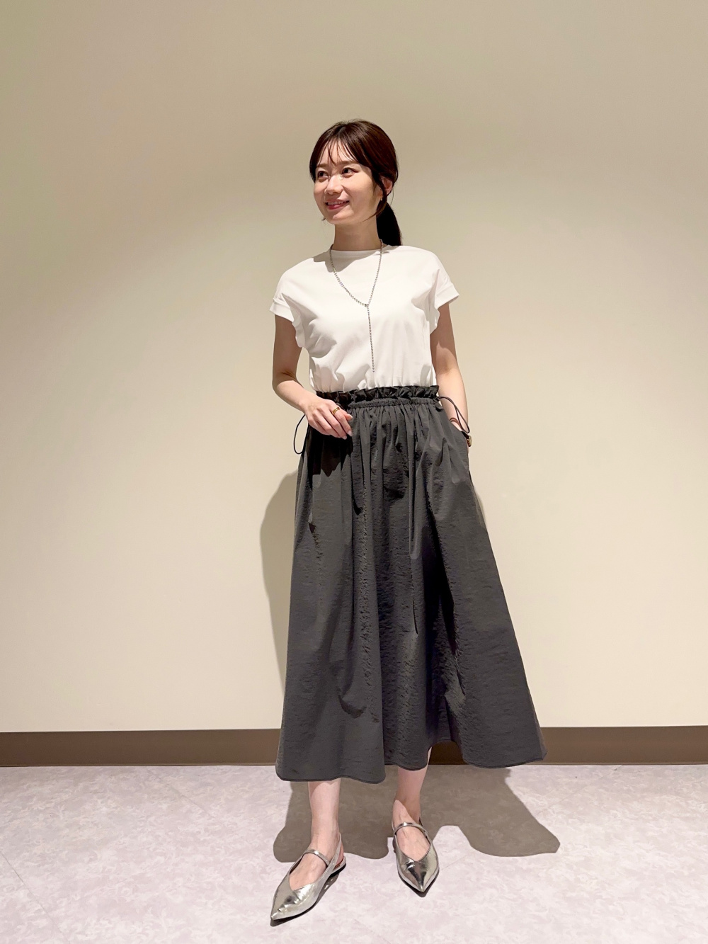 25SS PLST ハイストレッチナイロンドッキングワンピース PLST(プラステ)公式 | ハイストレッチナイロンドッキングワンピース