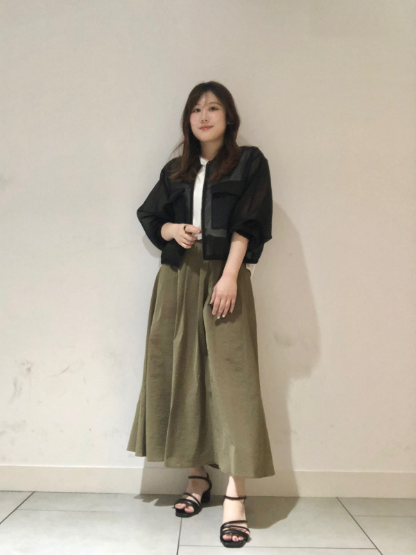 プラステ　シアーブルゾン　黒　オーガンジー　Sサイズ PLST(プラステ)公式 | シアーオーガンジーブルゾン