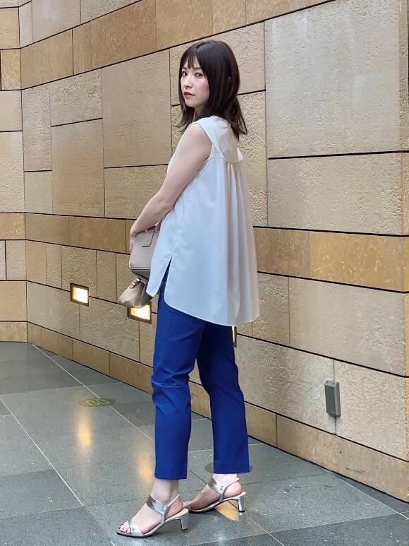 ゆう⭐︎PLST リネンブレンドダブルジャケット＆スティックパンツ PLST(プラステ)公式 | リネンブレンドダブルジャケット