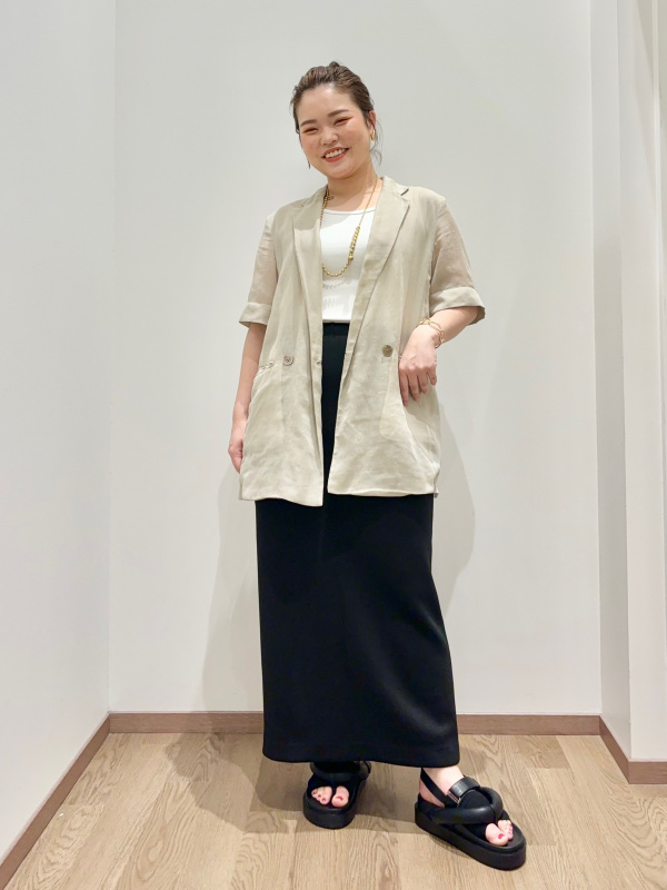 1回着　美品　プラステ　23SS UVカット　ウォッシャブル ジレ　　　M XS～4L】フロントホックVカラージャケット【UVカット／吸汗速乾