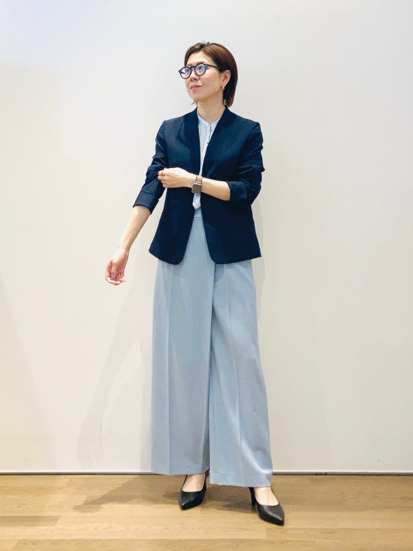 【極美品】PLST プラステ パンツスーツ ネイビー セットアップ 夏スーツ PLST(プラステ)公式 | スーツ(レディース)