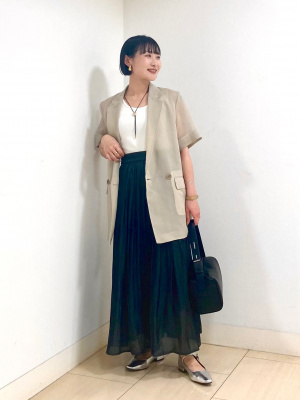 PLST(プラステ)公式 | シアーオーガンジーハーフスリーブジャケット