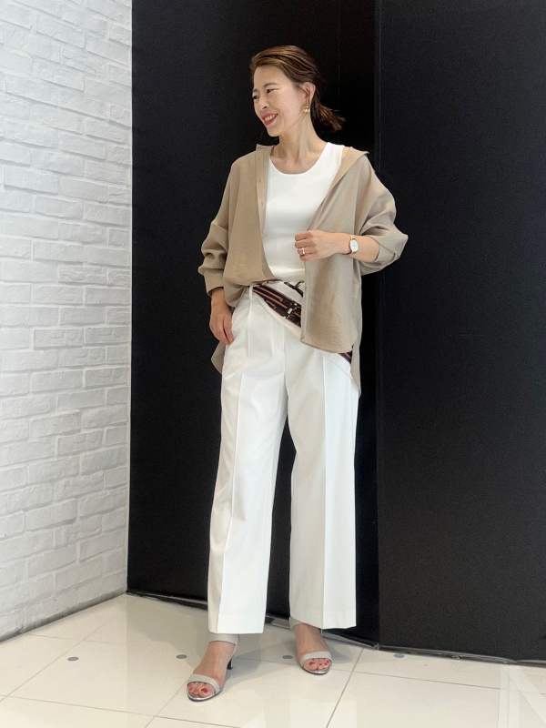 1回着　美品　プラステ　23SS UVカット　ウォッシャブル ジレ　　　M PLST(プラステ)公式 | ジレ・ベスト(レディース)