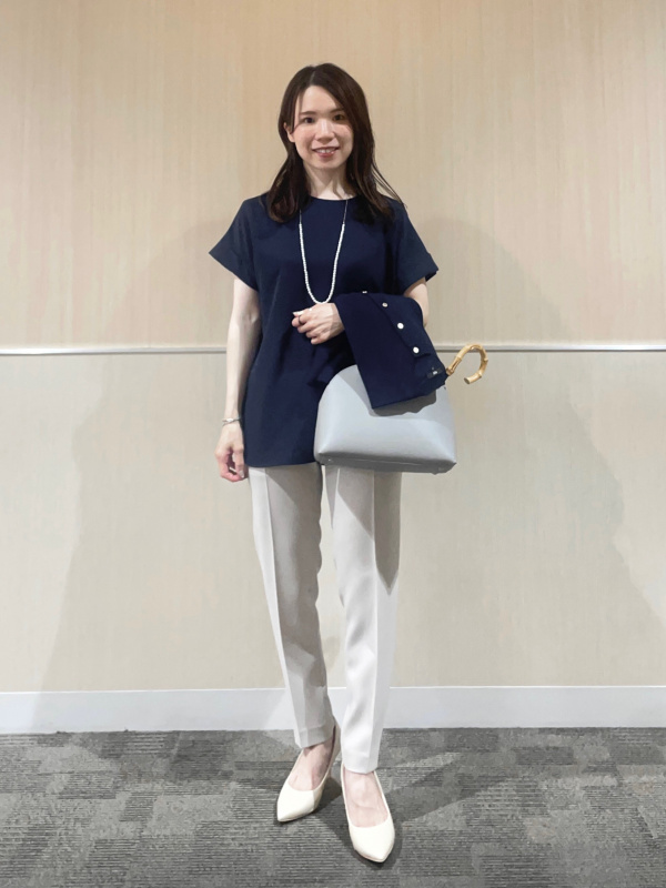 トリアセブレンドペプラムジャケット、トリアセブレンド