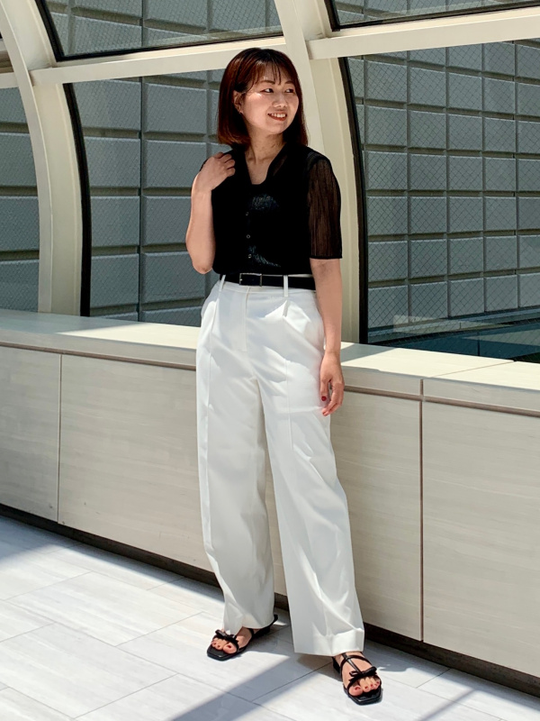新品／プラステ　シャツ　ホワイト　M PLST(プラステ)公式 | シャツ(メンズ)