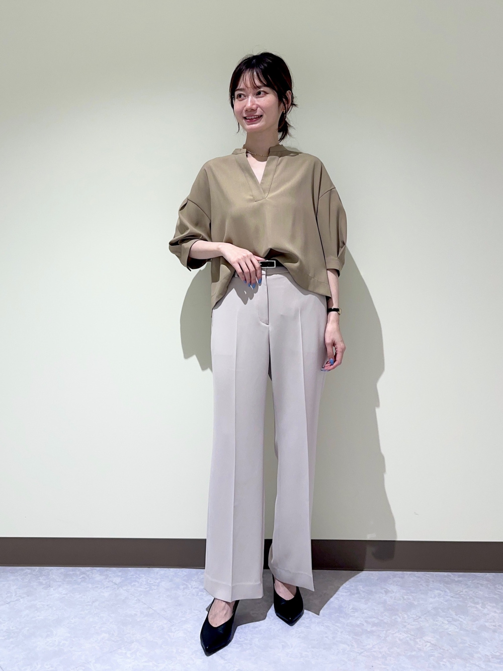 縦長Iラインのボトムス