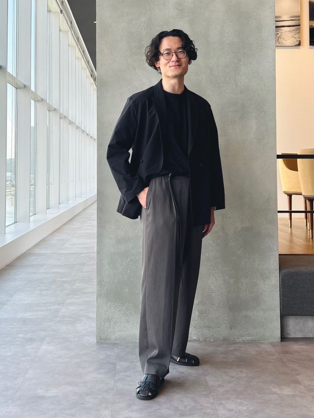 PLST テックストレッチダブルブレストジャケット PLST(プラステ)公式 | テックストレッチダブルブレストジャケット