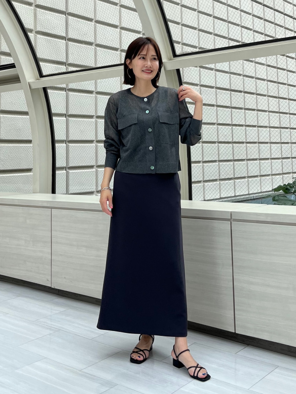 美品 プラステ ノーカラ セットアップ ゴム 伸縮性 ストレッチ 洗濯可能 S 公式スタイリング | プラステ