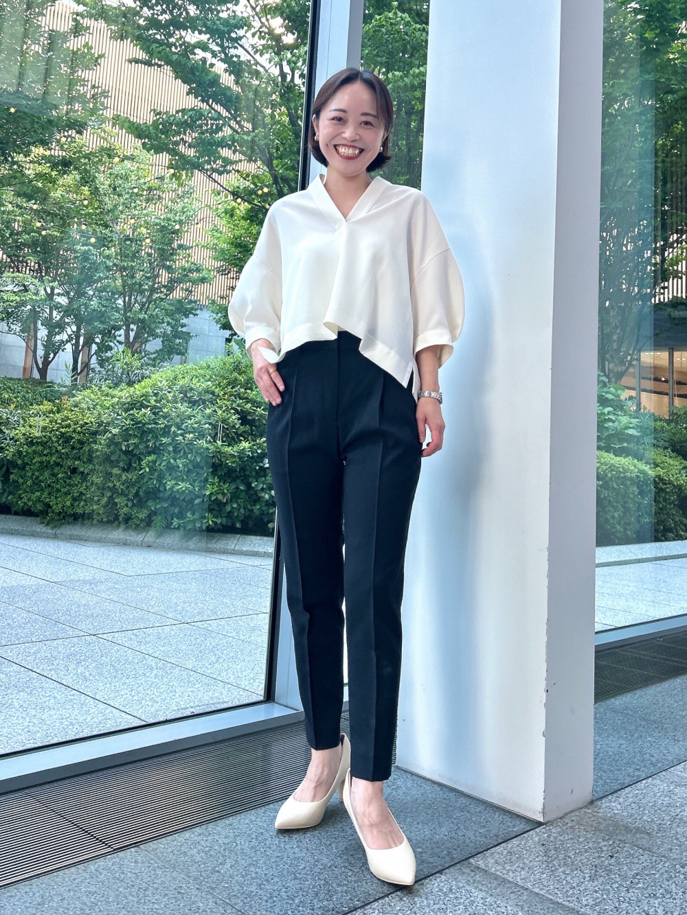 プラステ　シアーブルゾン　黒　オーガンジー　Sサイズ PLST(プラステ)公式 | シアーオーガンジーブルゾン