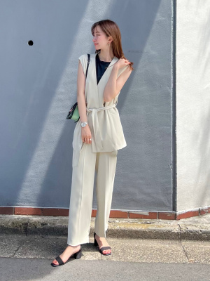 【美品】PLST ロングジレ パンツ 美品】PLST ロングジレ パンツ PLST(プラステ)公式 | 2024年
