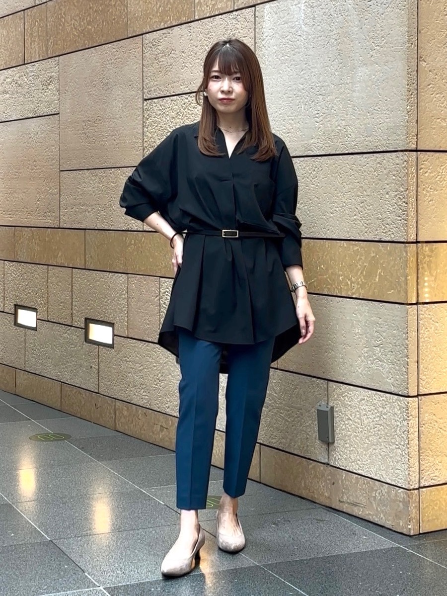 PLST・バックフリルバンドカラーシャツ PLST(プラステ)公式 | バックフリルバンドカラーシャツ