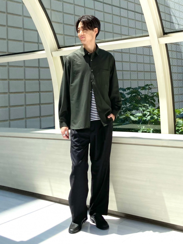 テックストレッチダブルブレストジャケット、レーヨンブレンド