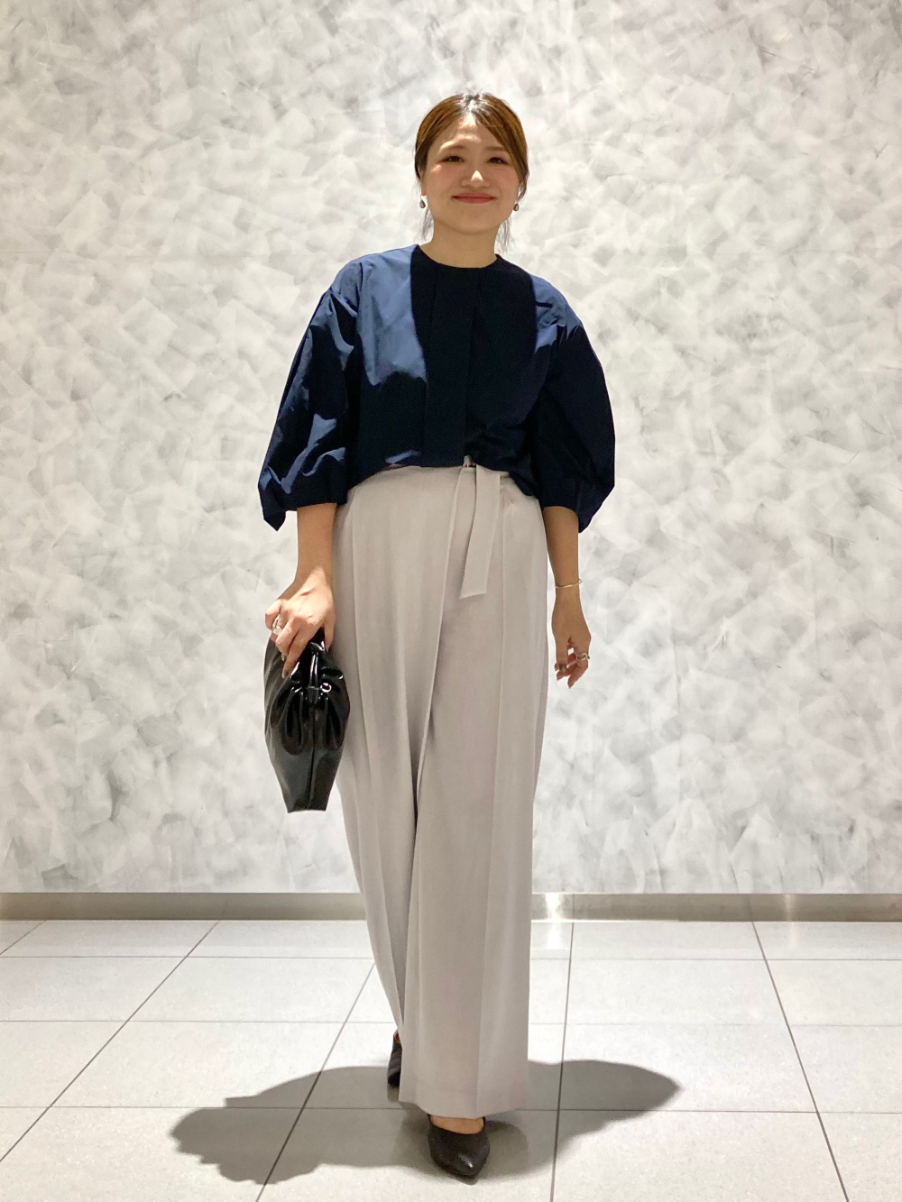 PLST ストレッチツイルベルテッドジレ　M PLST(プラステ)公式 | ストレッチツイルベルテッドジレ