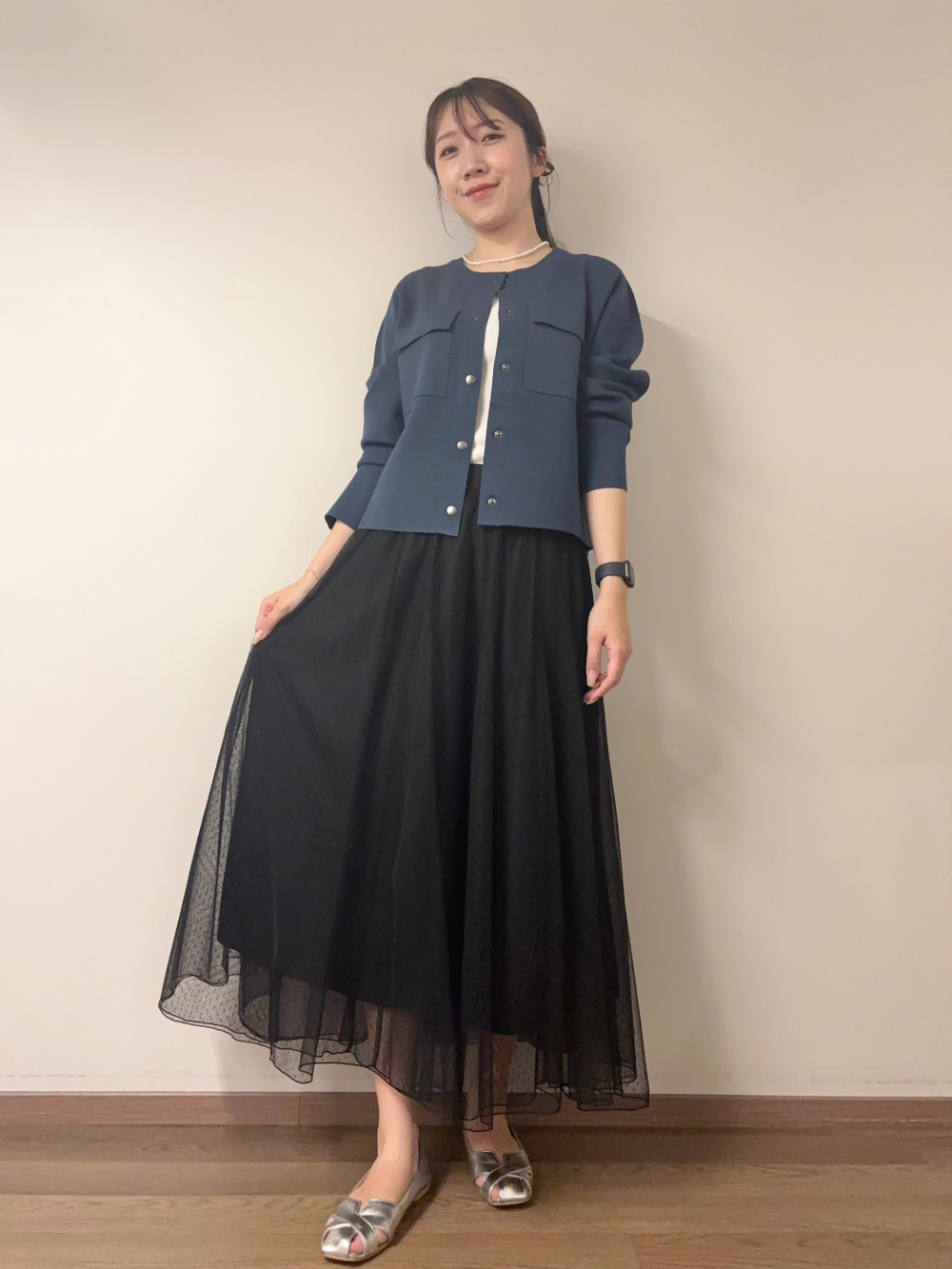 レーヨンブレンドテーラードニットベスト、レーヨンブレンド