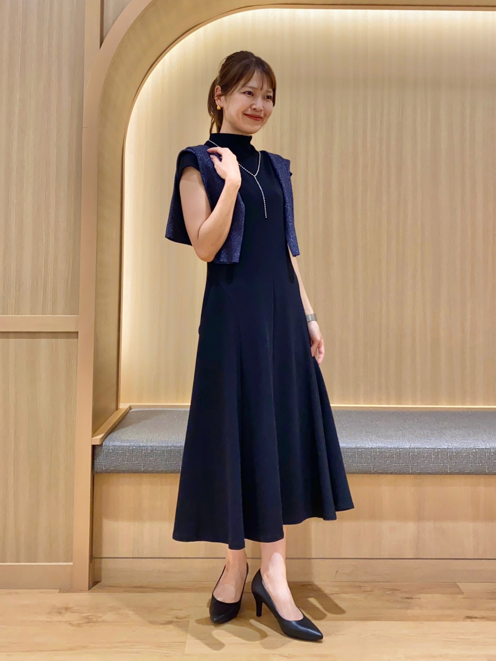 プラステ スキューバジャージーフレアスカート PLST(プラステ)公式 | スキューバジャージーフレアスカート