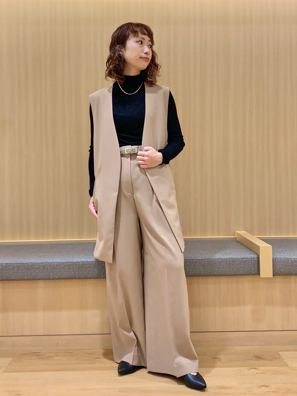 PLST 2024年　トリアセブレンドジャケット　パンツセットアップ　sizeL PLST(プラステ)公式 | トリアセブレンドダブルジャケット