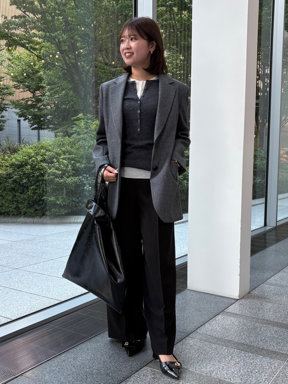 ストレッチツイルベルテッドジレ、ストレッチツイル2タックワイドフル