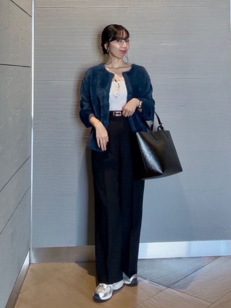 ストレッチツイルワイドパンツ