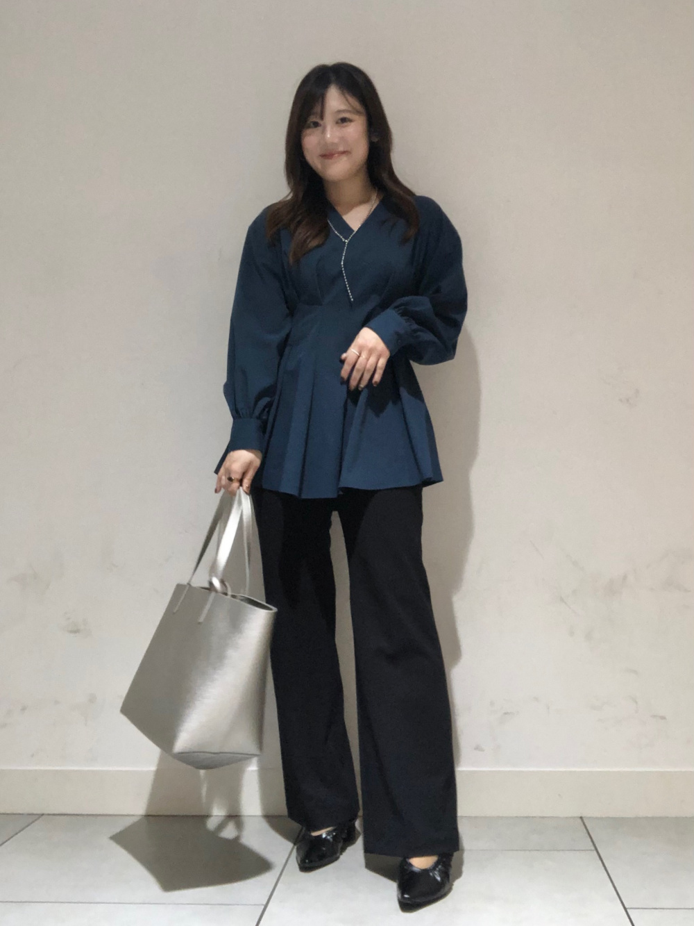 ハイストレッチトリコットフレアパンツ、シアーチュニック2WAYシャツ 