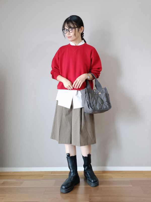 2024年モデル ワイドパンツ（リネンブレンド）、リネンブレンドダブル