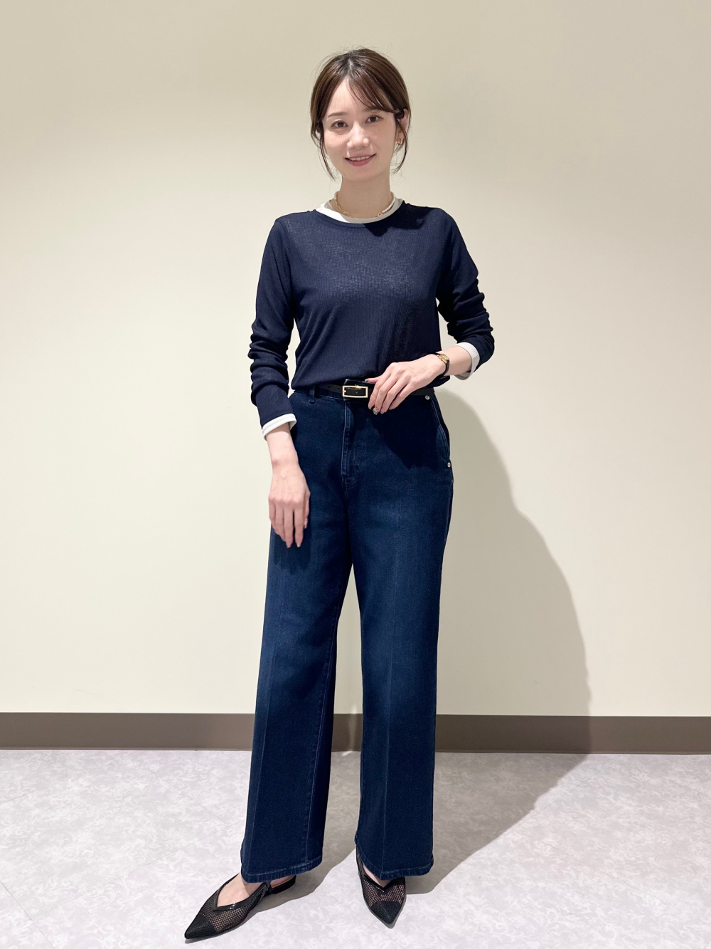 リラクシーショートトレンチコート、ポインテッドトゥスリング